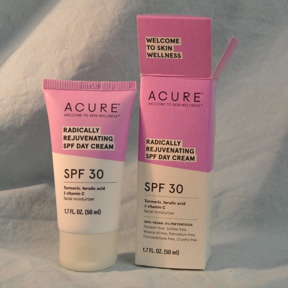 Buy2Get1 - acure radically rejuvenating SPF 30 day cream 1.7 fl oz NIB (53)